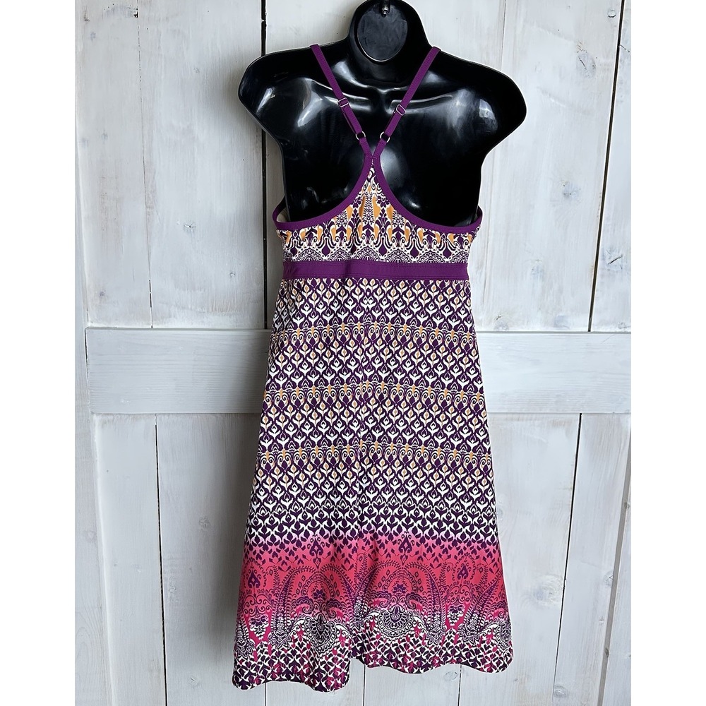Athleta Printed Shorebreak Swim Athletic Dress Multicolored Print Sleeveless Med - Picture 4 of 8